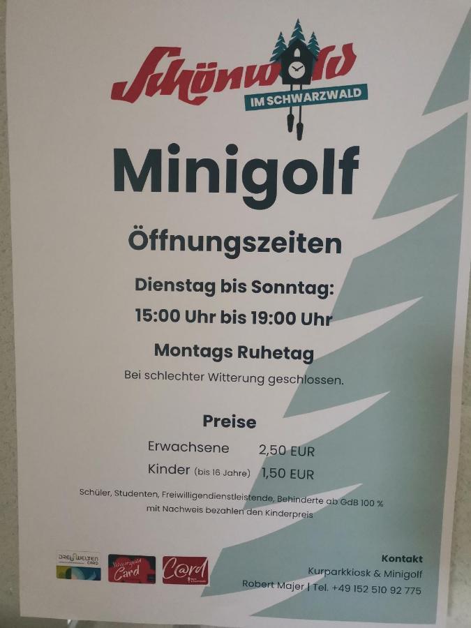 Ferienwohnung Schoene Wohnung 2D-Gebaeude Mit Mini-Garten Schönwald Luaran gambar